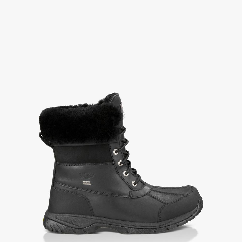 Bottes Classic UGG Butte Homme Noir Soldes 569GSPKL